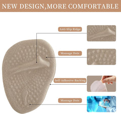 new Metatarsal Pads Women, Heel Inserts for Gel Ball of Foot Pale Yellow 07FC0E-D4 - KOEEK