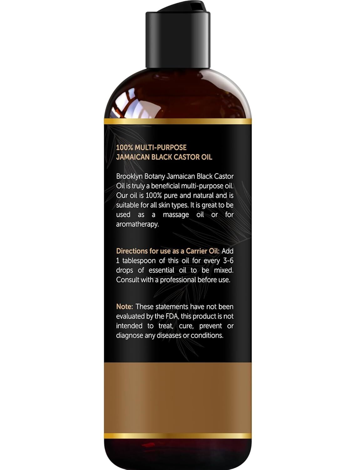 new Brooklyn Botany Jamaican Black Castor Oil in Plastic 8 Fl Oz (Pack of 1) BROOKLYN BOTANY - KOEEK