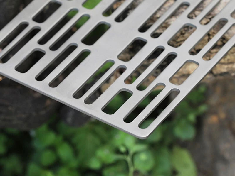 EDC Outdoor Titanium Picnic Barbecue Net Charcoal Grill  Portable Barbecue Board EDC - KOEEK