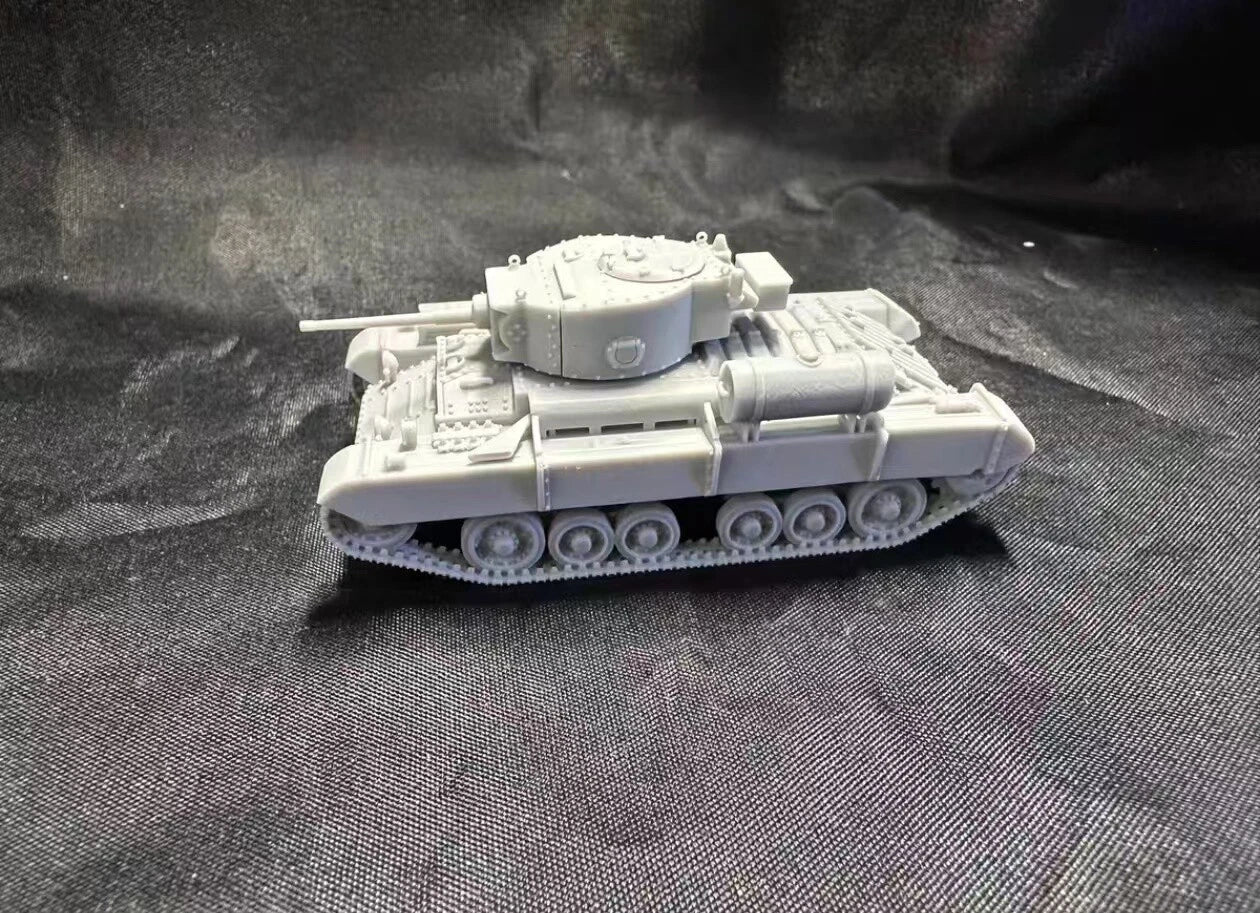 3D Printed 1/72 British Valentine MK V infantry tank  Model Unpainted 07FC0E-D4 - KOEEK