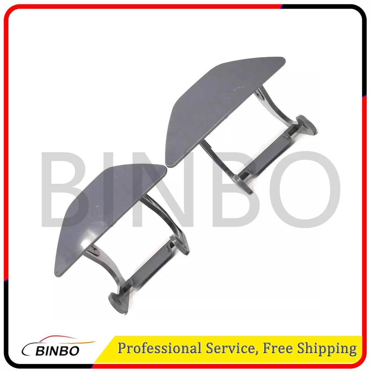 1 Pair LH&RH Unpainted Front Headlight Washer Nozzle Cover for BMW 5 F10 F11 F18 07FC0E-D4 - KOEEK