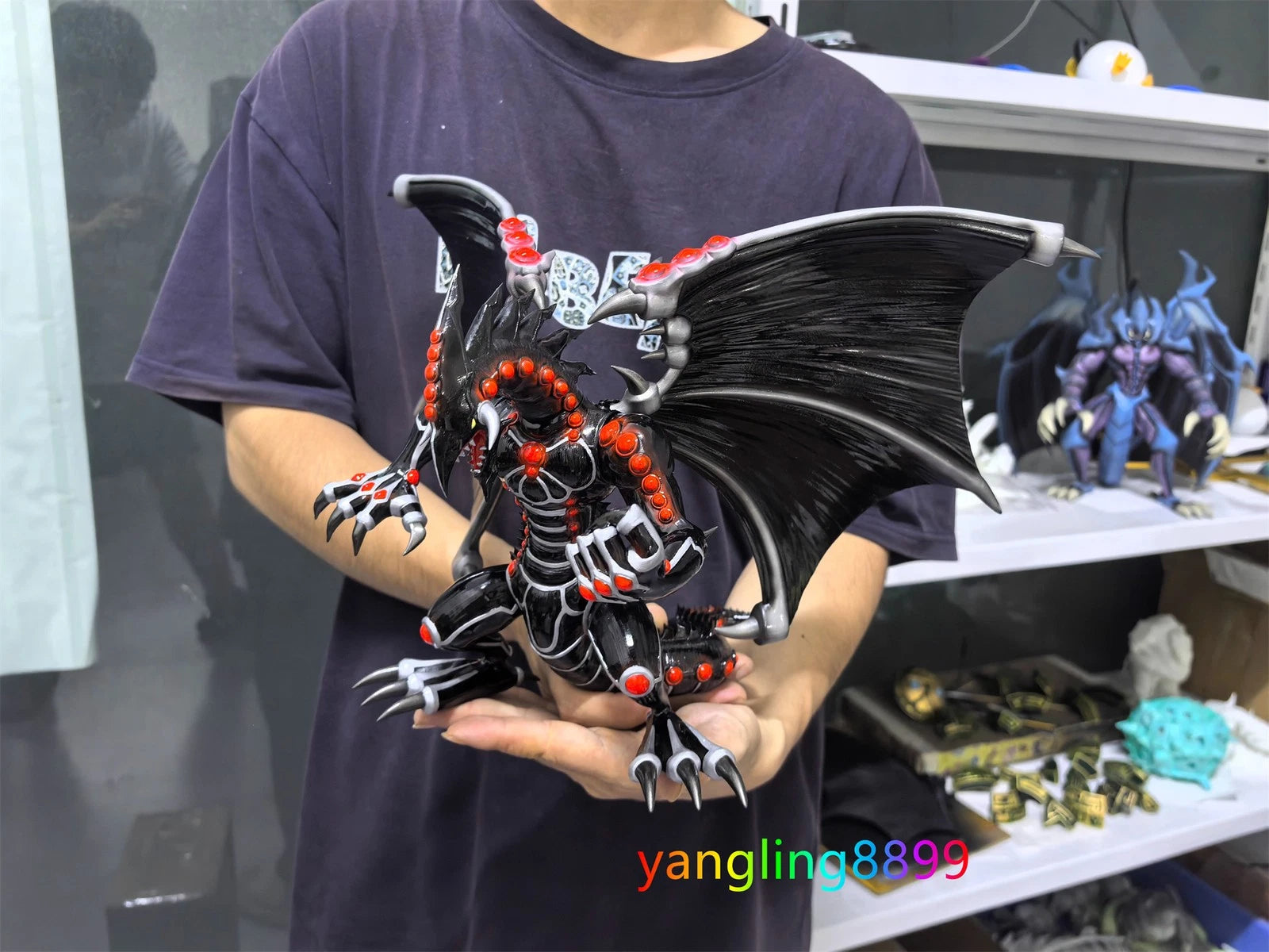 YU-GI-OH! Gandora the Dragon of Destruction Figure Resin Model Statue Toy 25cm 07FC0E-D4 - KOEEK
