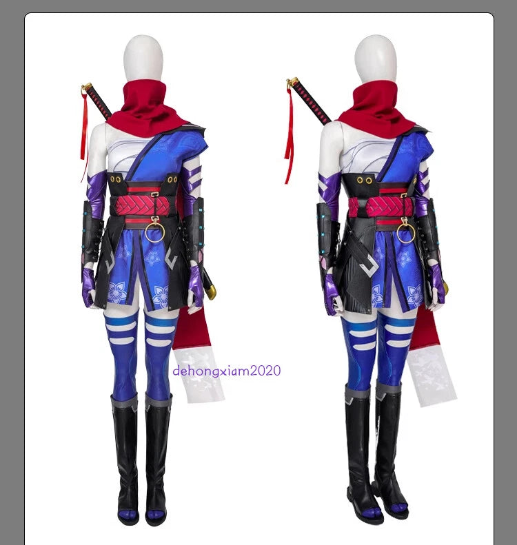 Game Marvel Rivals Psylocke Cosplay Costume Outfit Full Set Dress Suit Halloween 07FC0E-D4 - KOEEK