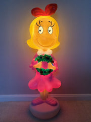Cindy Lou Who The Grinch Who Stole Christmas 36 Inch Lighted Blow Mold Gemmy GEMMY - KOEEK