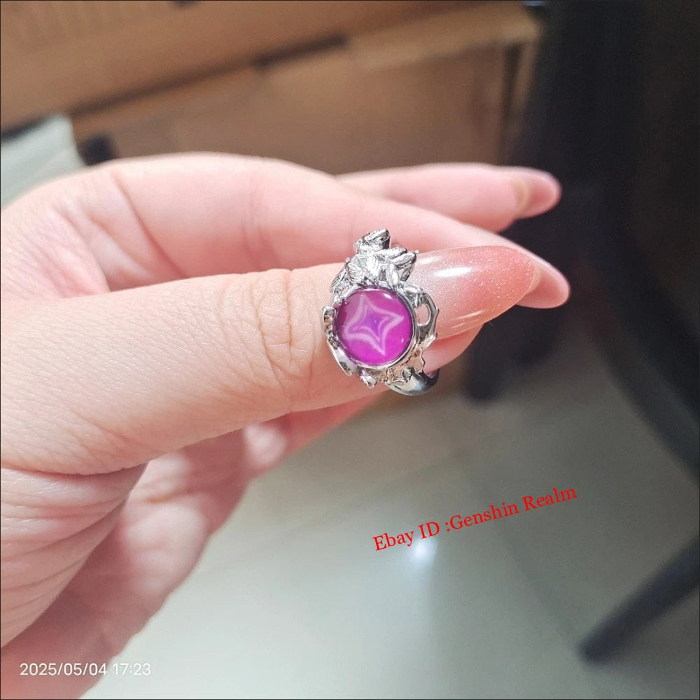 Anime Honkai: Star Rail Castorice Cosplay Prop Adjustable Ring Farewell Gift 07FC0E-D4 - KOEEK