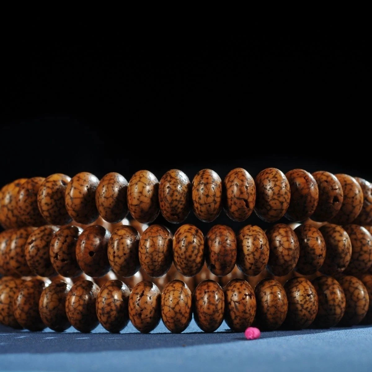 108 Beads Necklace Star Moon Prayer Beads Tibetan Bodhi Bead Bracelet Buddhist 07FC0E-D4 - KOEEK