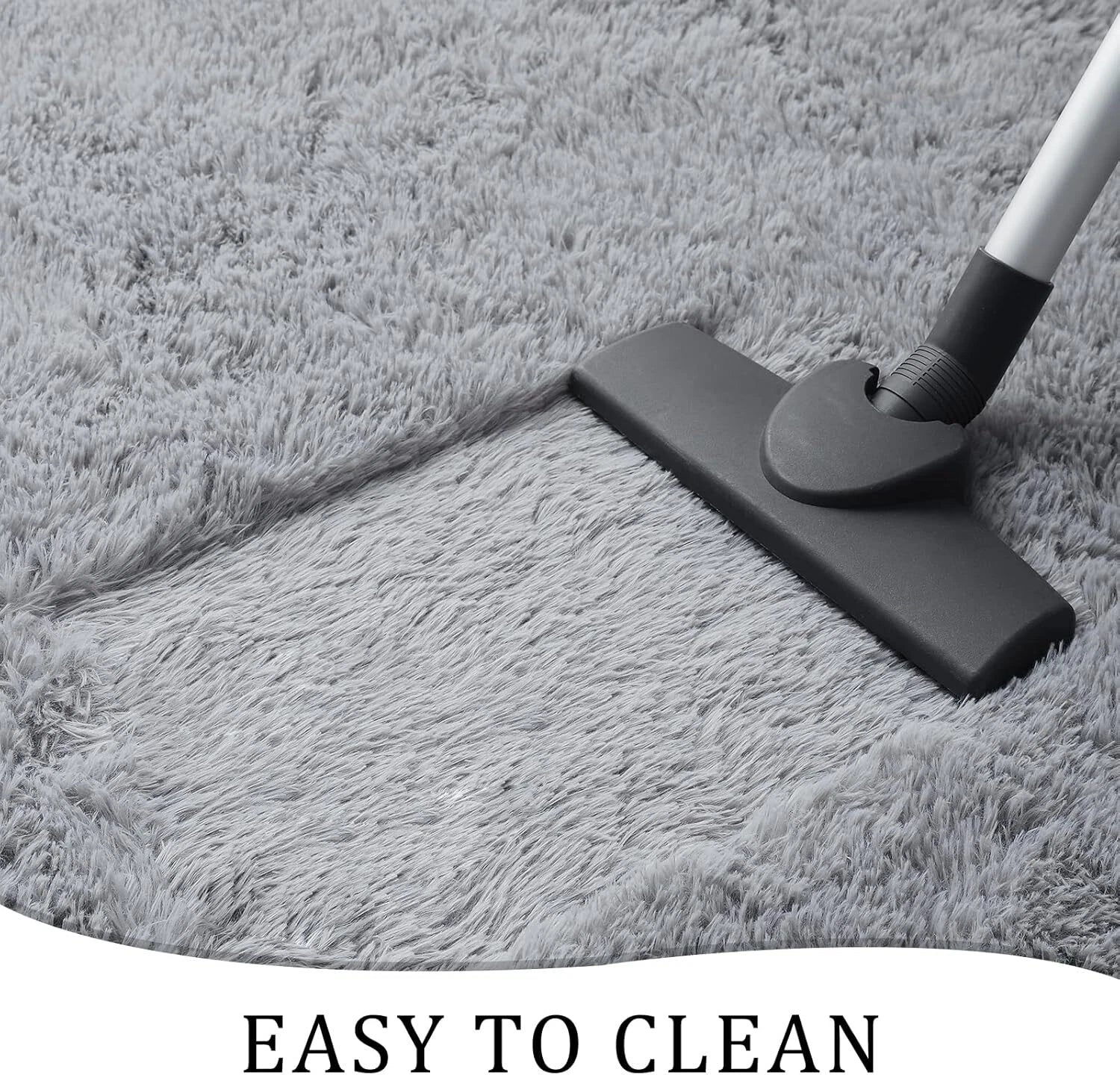 Soft Runner Rugs for Bedroom Living Room Plush Fluffy Rug 2x6 Feet, Shag Furry 07FC0E-D4 - KOEEK