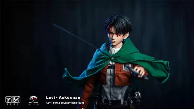 YIBO TOYS Attack on Titan Levi Ackerman 1/6 Scale Action Figure Collector Model YIBO_TOYS - KOEEK