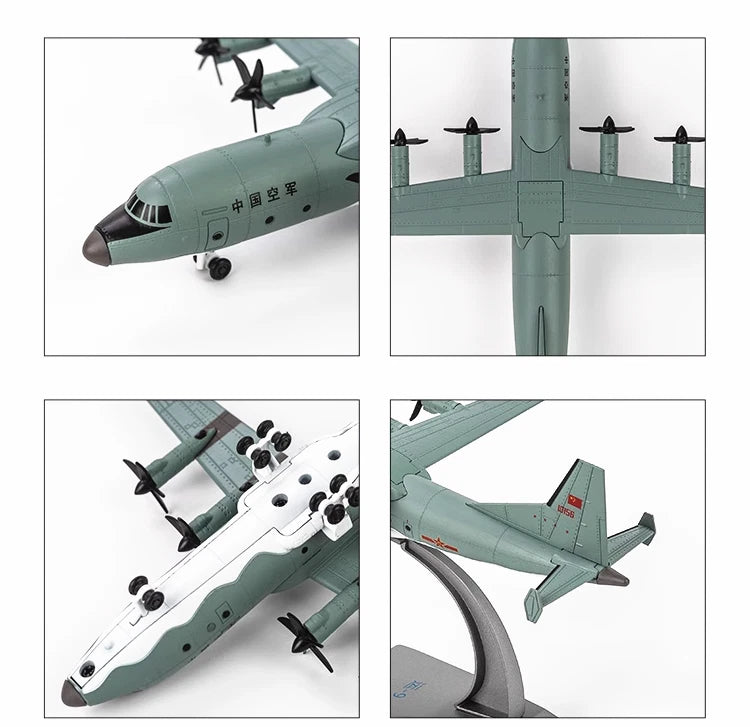 AF1 1/200 PLA Y-9 Transport Aircraft Finished Diecast Model 07FC0E-D4 - KOEEK