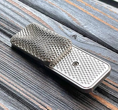 Coral Titanium Alloy Unlimited Push Magnetic Haptic Slider EDC Fidget Slider 07FC0E-D4 - KOEEK