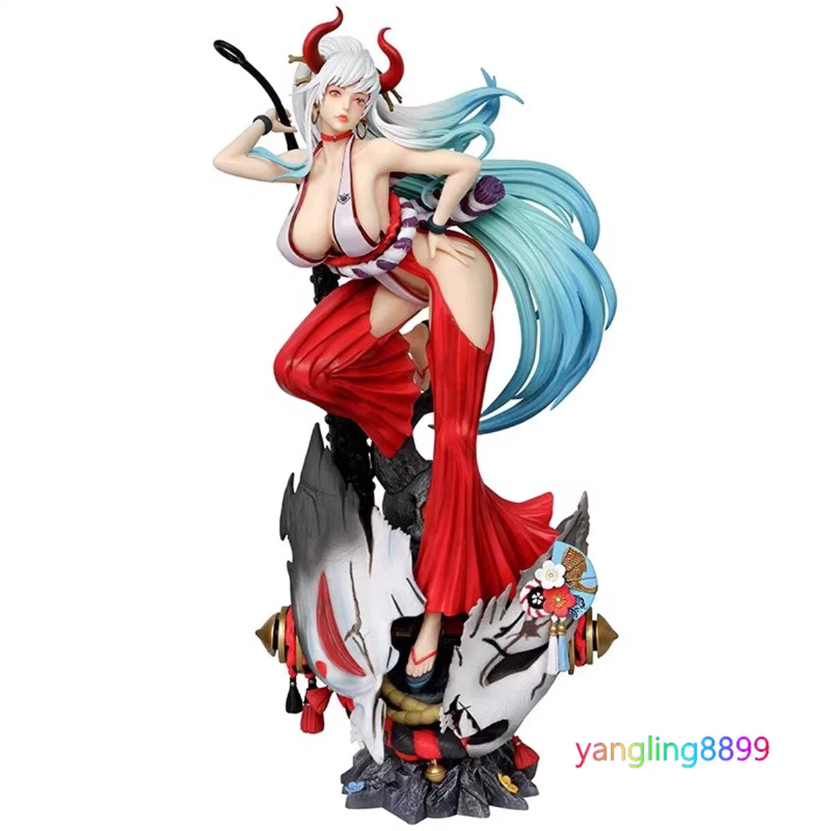 Big 21" Super Yamato PVC Figure Japan Anime Model Collect Girl Statue Ornaments 07FC0E-D4 - KOEEK