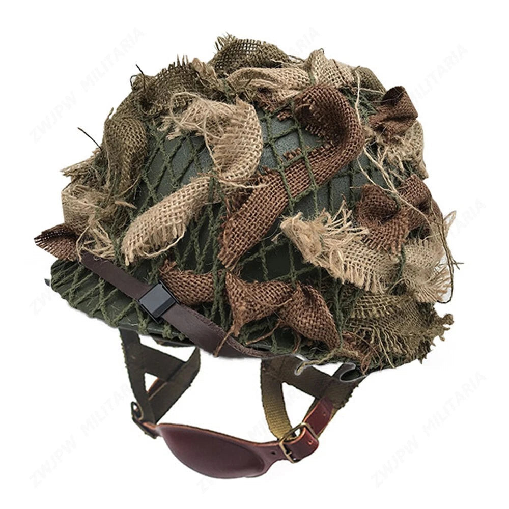 WW2 US M1C HELMET AIRBORNE PARATROOPER ARMY Cos 101 Division 82 Division Helmet 07FC0E-D4 - KOEEK