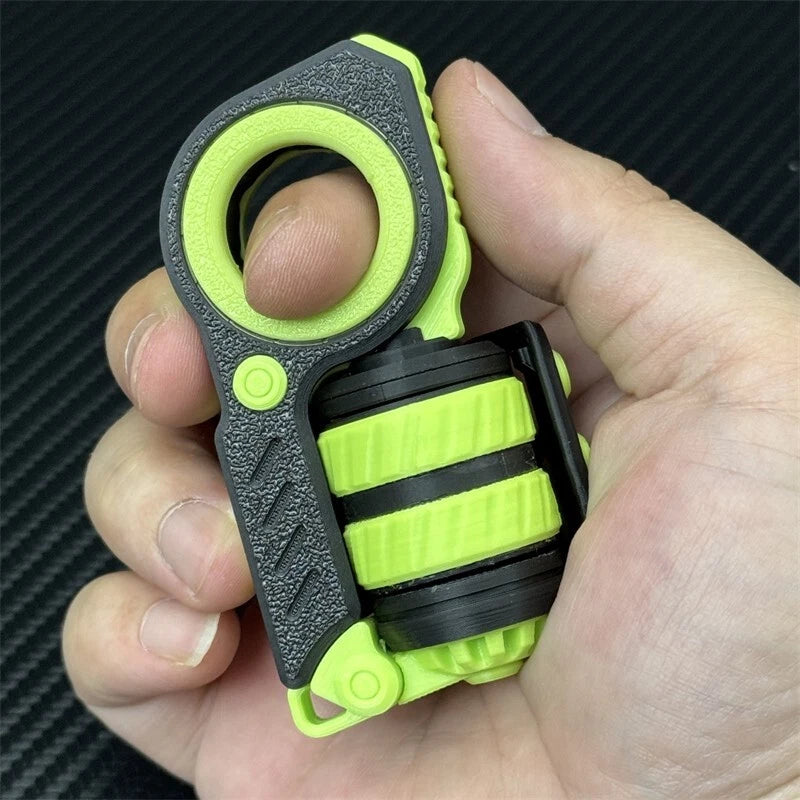 Novel and Cool EDC Fidget Toys Fashion Plastic Fidget Ring Stress Relief Hot 07FC0E-D4 - KOEEK