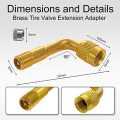new Valve Stem Extension, 2pcs 8.25 Inch Flexible Tire Extender with 2pcs... 07FC0E-D4 - KOEEK