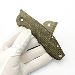 1PCS Custom Micarta Handle Patch Scales For Zero Tolerance 0562CF Folding Knife 07FC0E-D4 - KOEEK