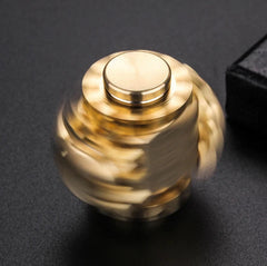 Brass Gear Linkage Hand Spinner Top Finger Toy EDC Bearing Gyro Gift 07FC0E-D4 - KOEEK