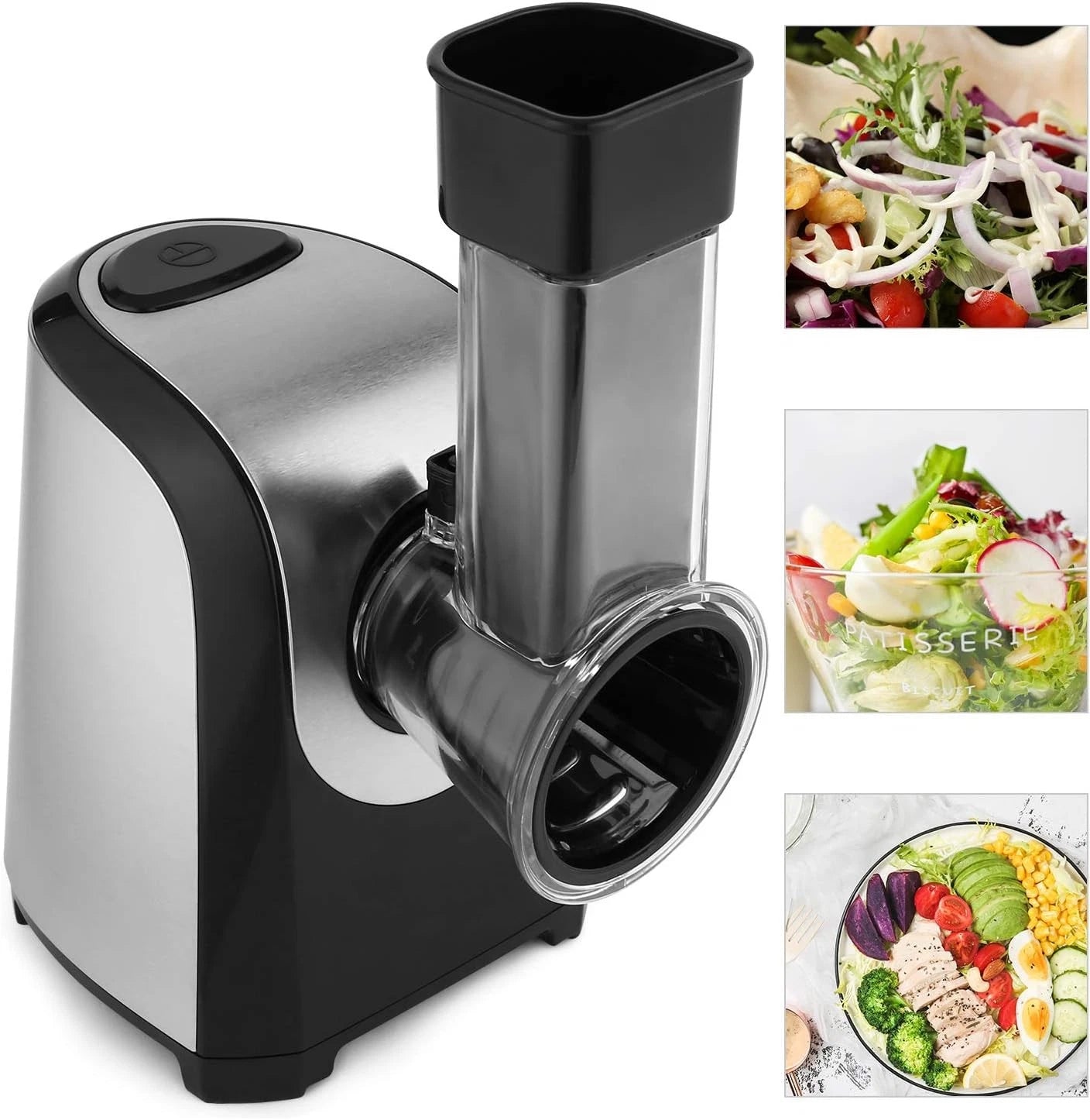 Electric Vegetable Shredder Professional Salad Maker 07FC0E-D4 - KOEEK