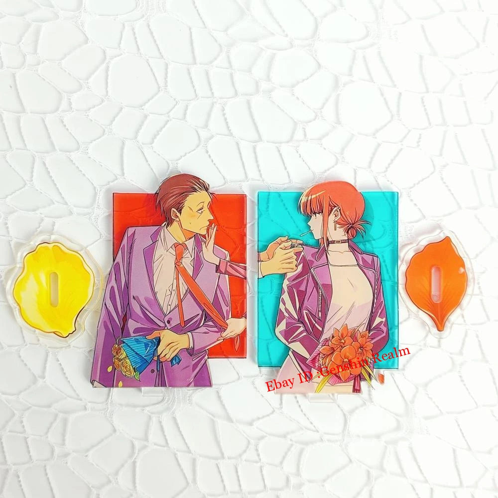 2Pcs/Set Smoking Behind the Supermarket with You Acrylic Desktop Stand Decor 07FC0E-D4 - KOEEK
