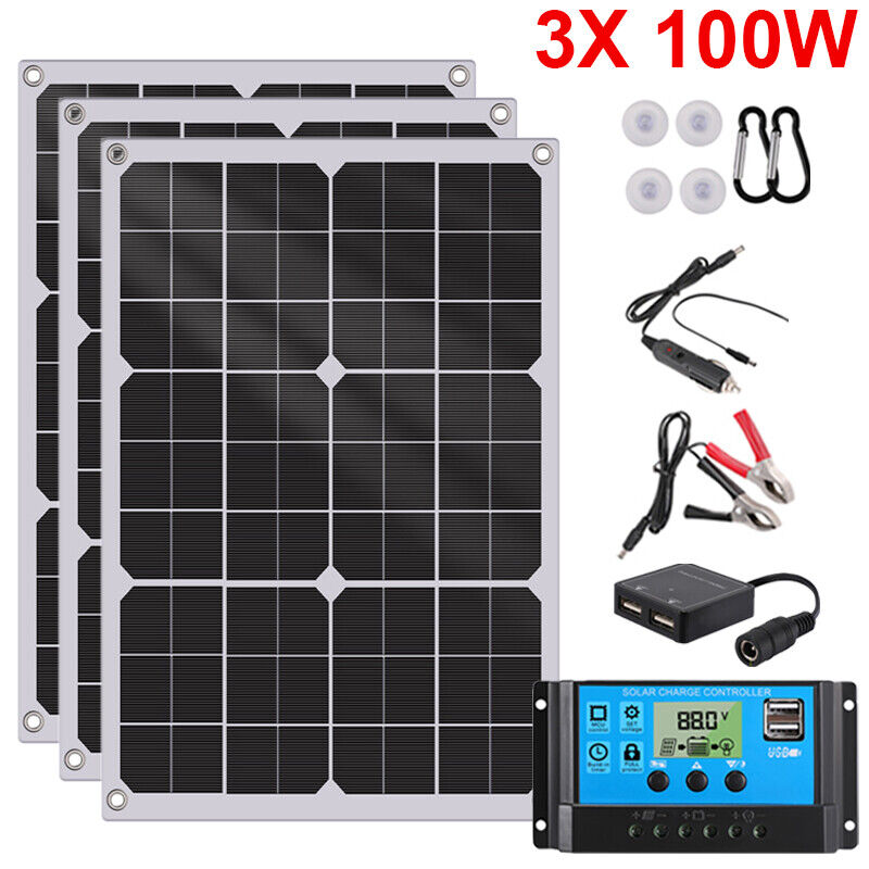 ny 100W 400W 800W 1000W Watt 12v Monokrystallinsk solcellepanel 12BB celle for hjemmebobil