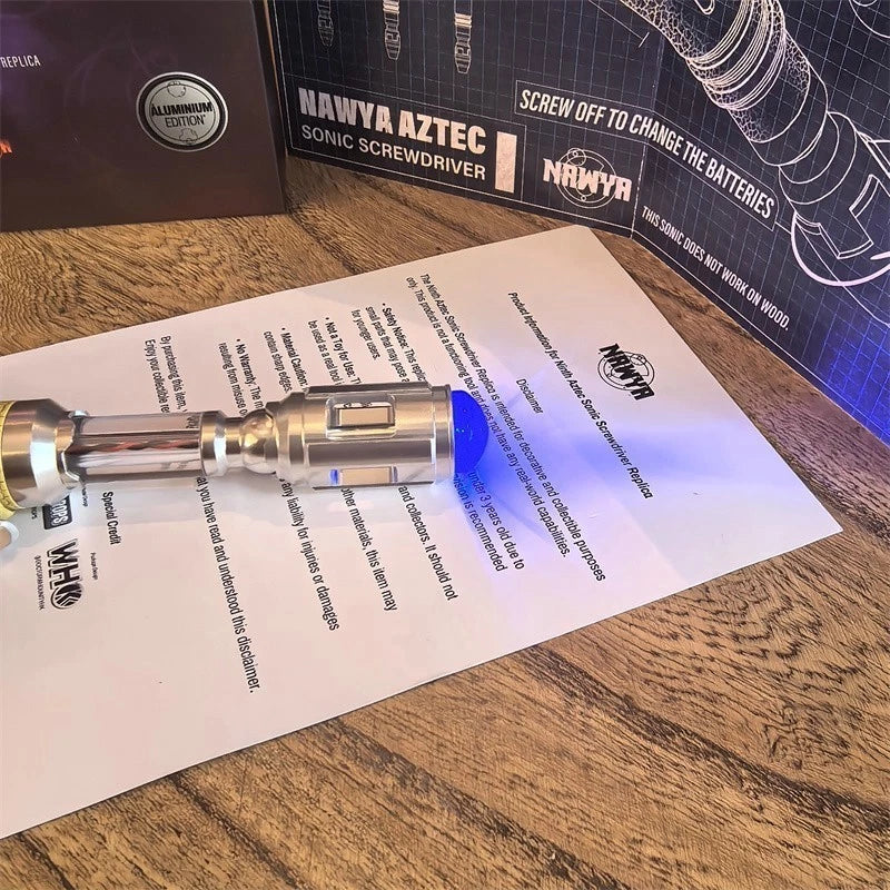 In US! 9th NAWYA Doctor Who Metal Sonic Screwdriver Replica LED Light Prop Gift 07FC0E-D4 - KOEEK