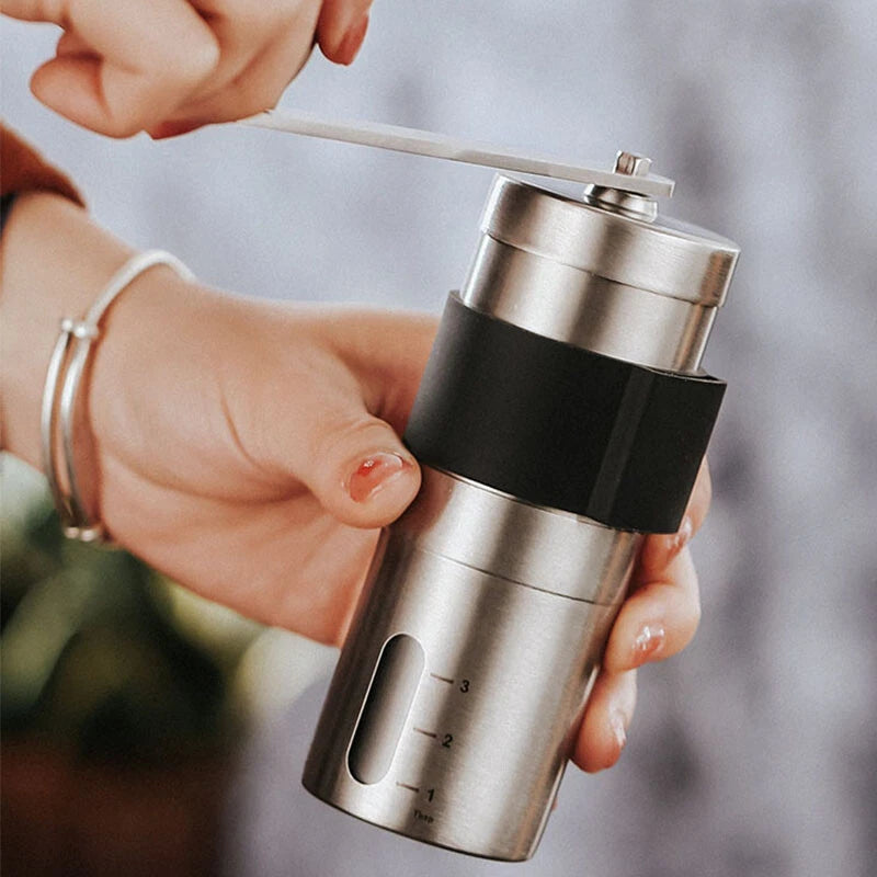 Manual Coffee Grinder Stainless Steel Hand Handmade Coffee Bean Home Grinders 07FC0E-D4 - KOEEK