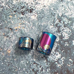 Titanium Alloy Knife Lanyard Beads DIY Keychain Paracord Pendant EDC Beads Gifts 07FC0E-D4 - KOEEK