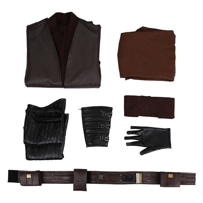 Anakin Skywalker Carnival Cosplay Outfit Halloween Full Set Party Gift 07FC0E-D4 - KOEEK