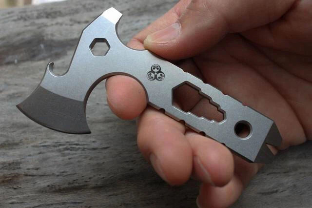 EDC MG N690 Blade Mini Multifunctional Hatchet Axe Outdoor Pocket Survival Tools MG - KOEEK