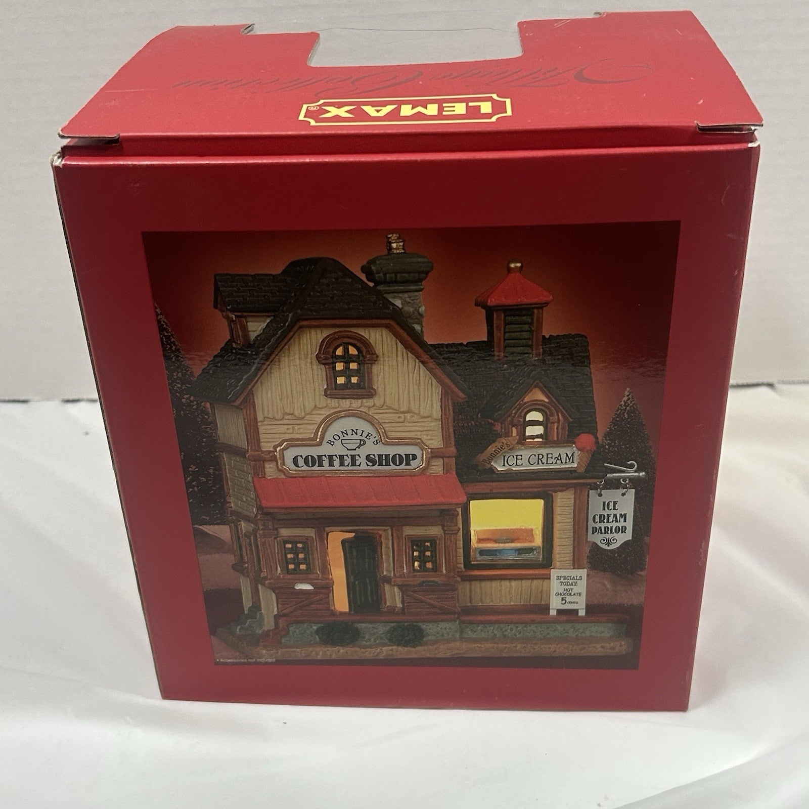 Lemax Bonnie’s Coffee Shop Lighted Building 2004  Christmas Village LEMAX - KOEEK