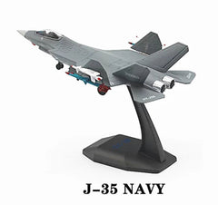 1/100 PLA J-35 NAVY  Fighter Alloy Diecast Finished Model 07FC0E-D4 - KOEEK