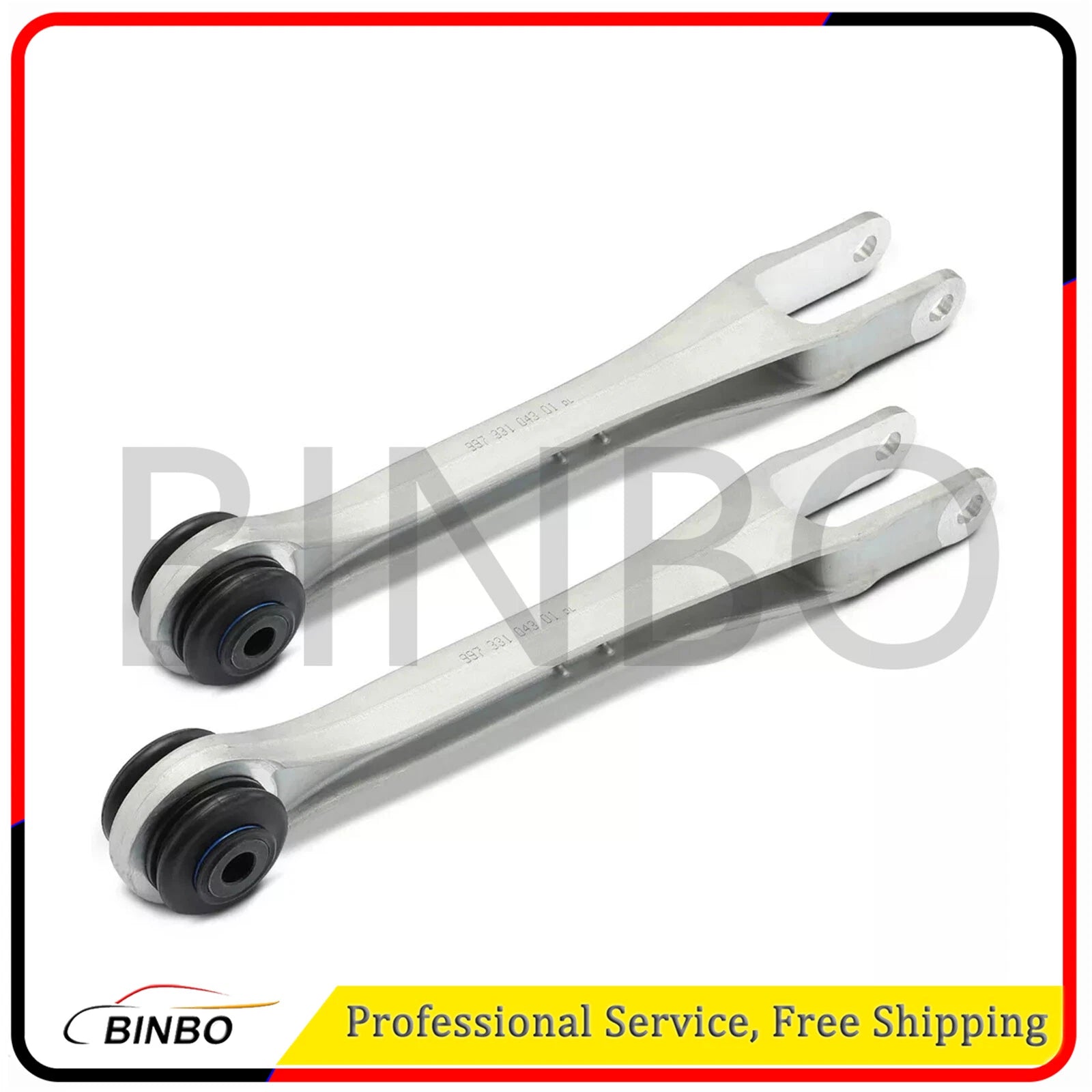 2Pcs Rear LH & RH Lower Forward Control Arm Kit for Porsche 911 2005 2006-2013 07FC0E-D4 - KOEEK