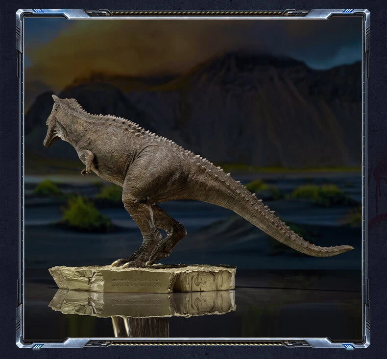 Official Limited 1:20 Carnotaurus Dinosaur Brass Statue Figure Model Collection 07FC0E-D4 - KOEEK