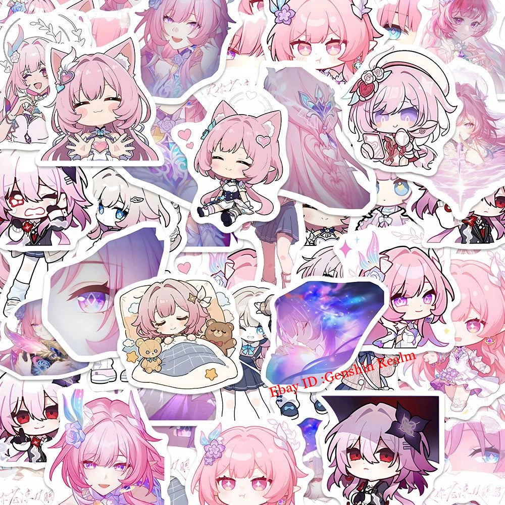 116 Pcs Anime Honkai: Star Rail Cyrene Waterproof Stickers Decoratio Gift 07FC0E-D4 - KOEEK