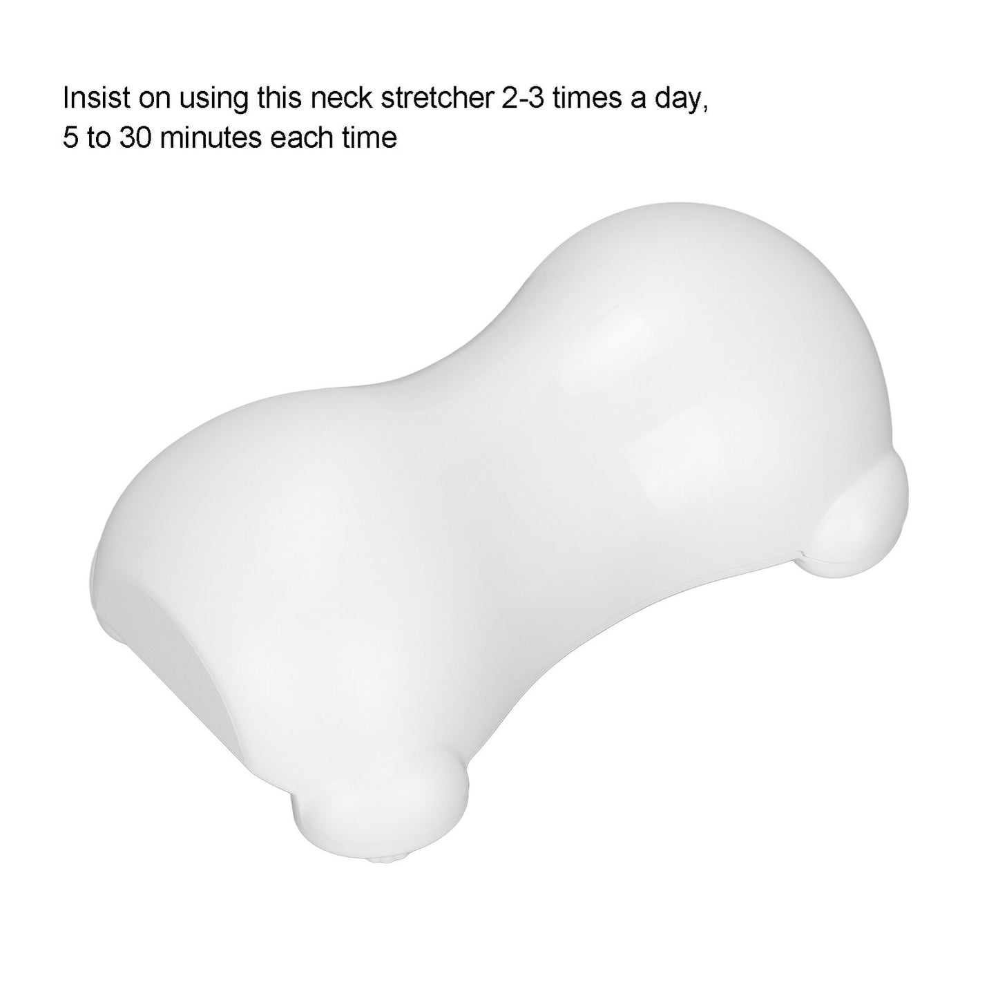 new Neck Stretcher Spine Massage Ergonomic Traction Neck Traction Device(White ) HGF koeek - KOEEK