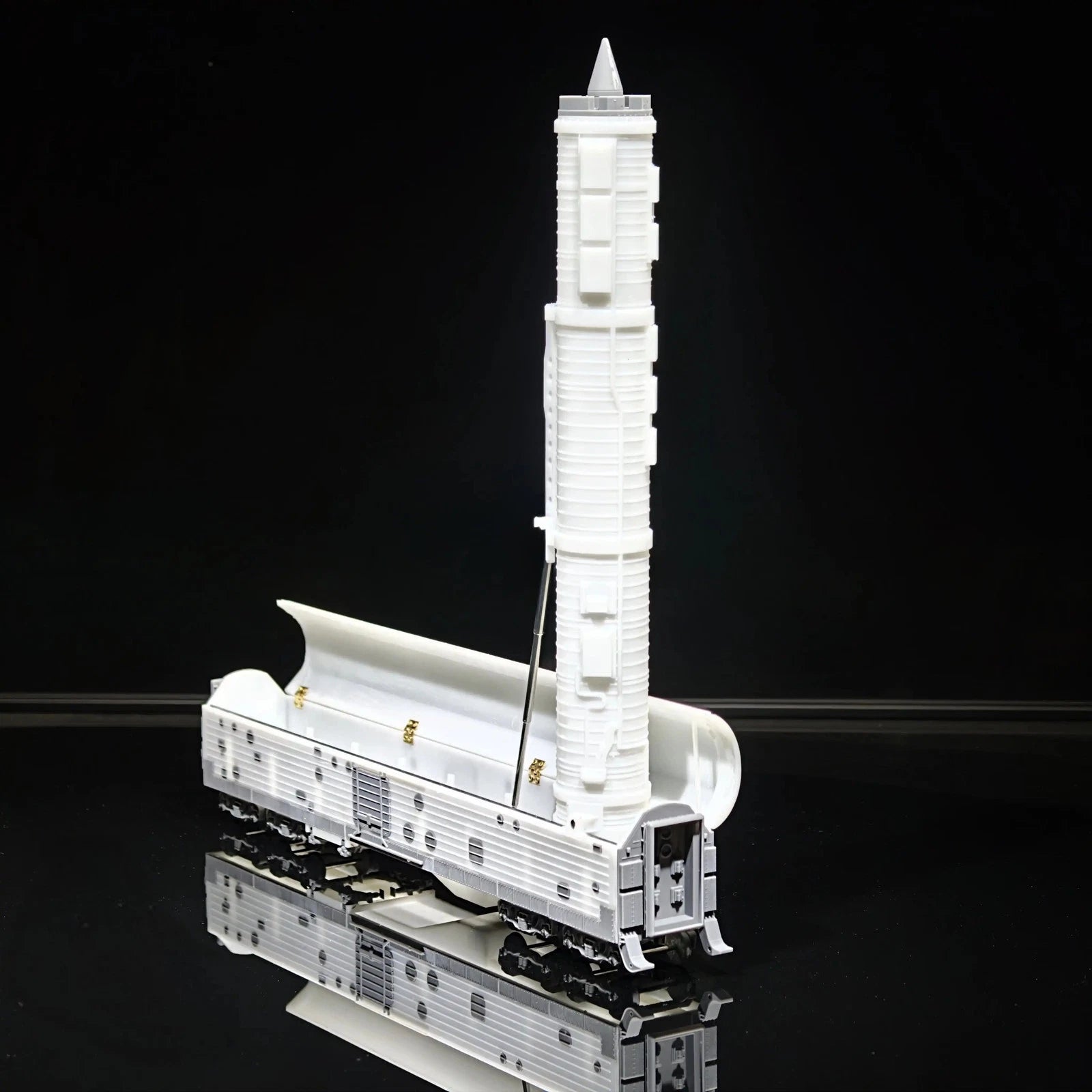 3D Printed 1/72/87/144 Soviet SS-24/RT-23 missile train Unpainted Model Kit！ 07FC0E-D4 - KOEEK