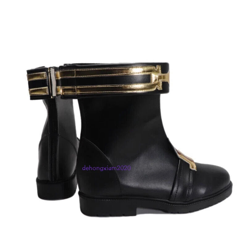 LOL Arcane Season 2 VI Cosplay Shoes Height Increase‌ Performance Black Props 07FC0E-D4 - KOEEK