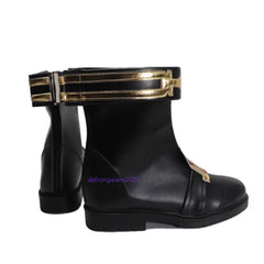 LOL Arcane Season 2 VI Cosplay Shoes Height Increase‌ Performance Black Props 07FC0E-D4 - KOEEK