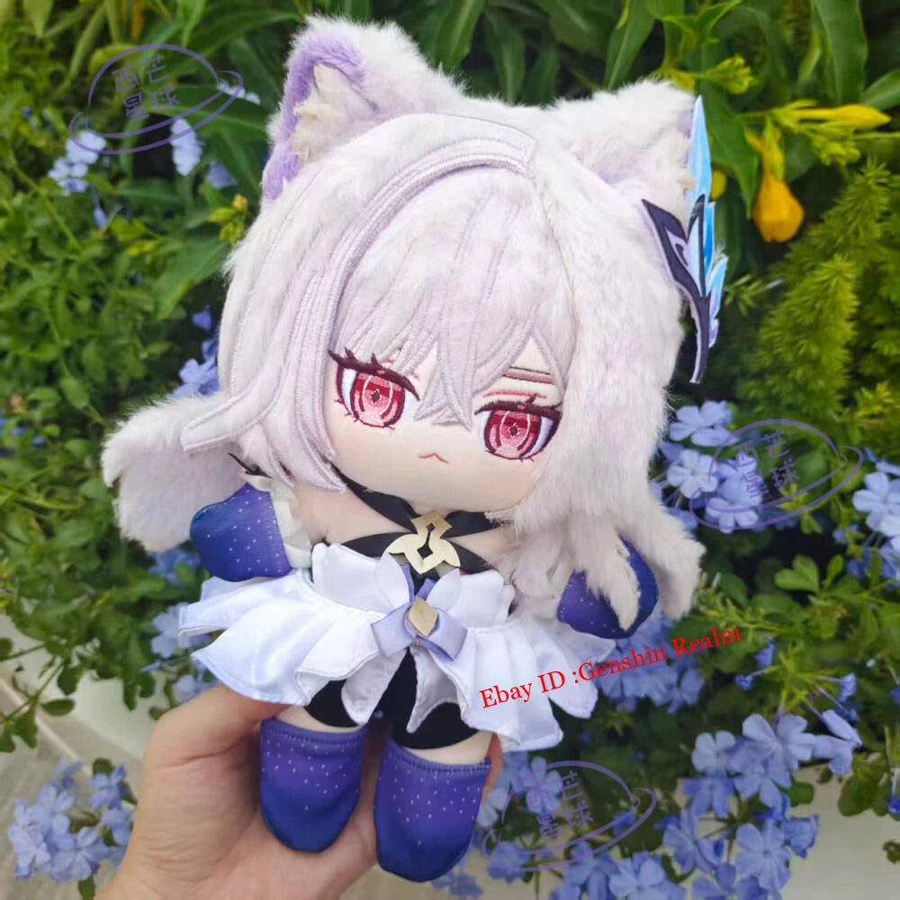 Anime Genshin Skirk Dress-Up Doll Plush Cotton Doll Stuffed Toy 07FC0E-D4 - KOEEK