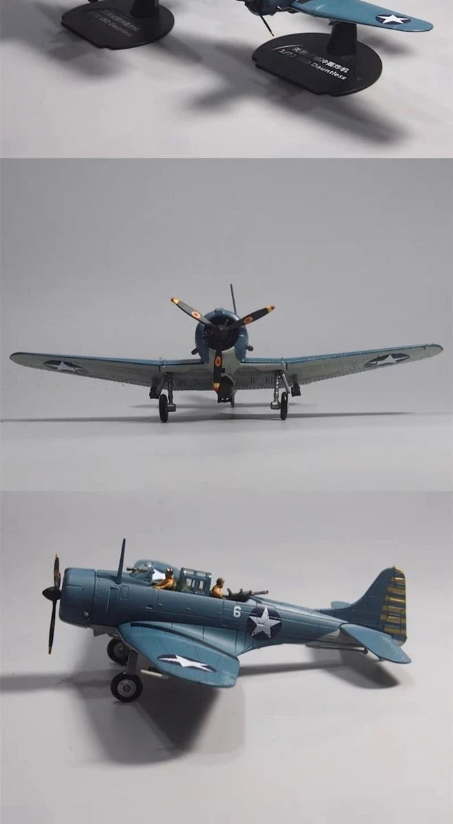 1:72 WW2 Douglas SBD Dauntless Bomber Aircraft Model Diecast Military Collection 07FC0E-D4 - KOEEK