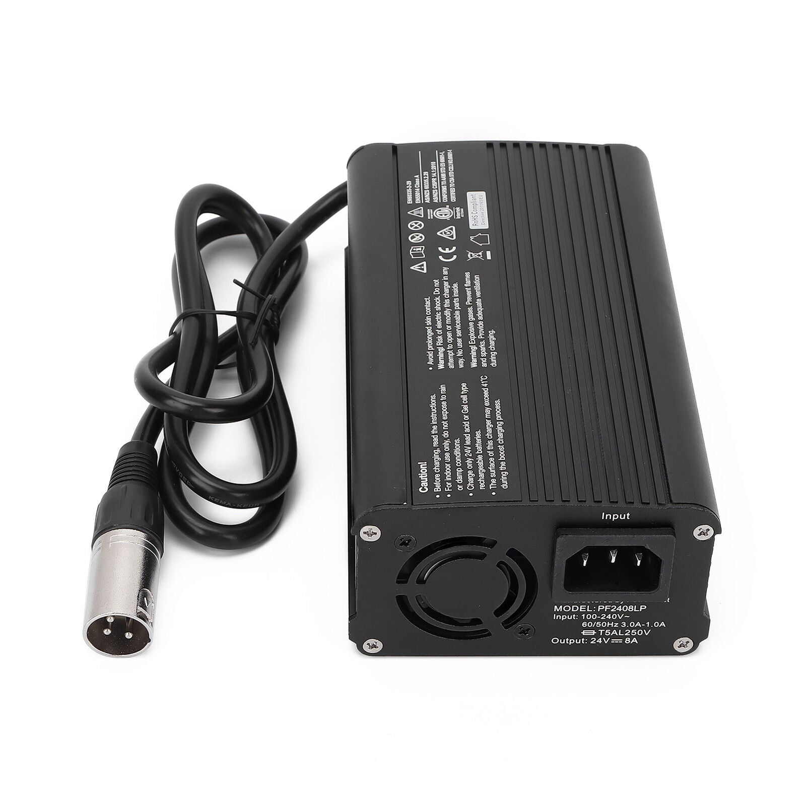 new 24V 8A Battery Charger For Electric Scooters Wheelchairs(US Plug ) HGF koeek - KOEEK