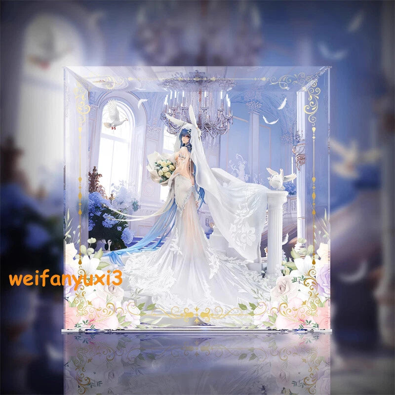 APEX Azur Lane  Jersey Snow-White Ceremony Ver. 1/7 LED Acrylic Display Box 07FC0E-D4 - KOEEK