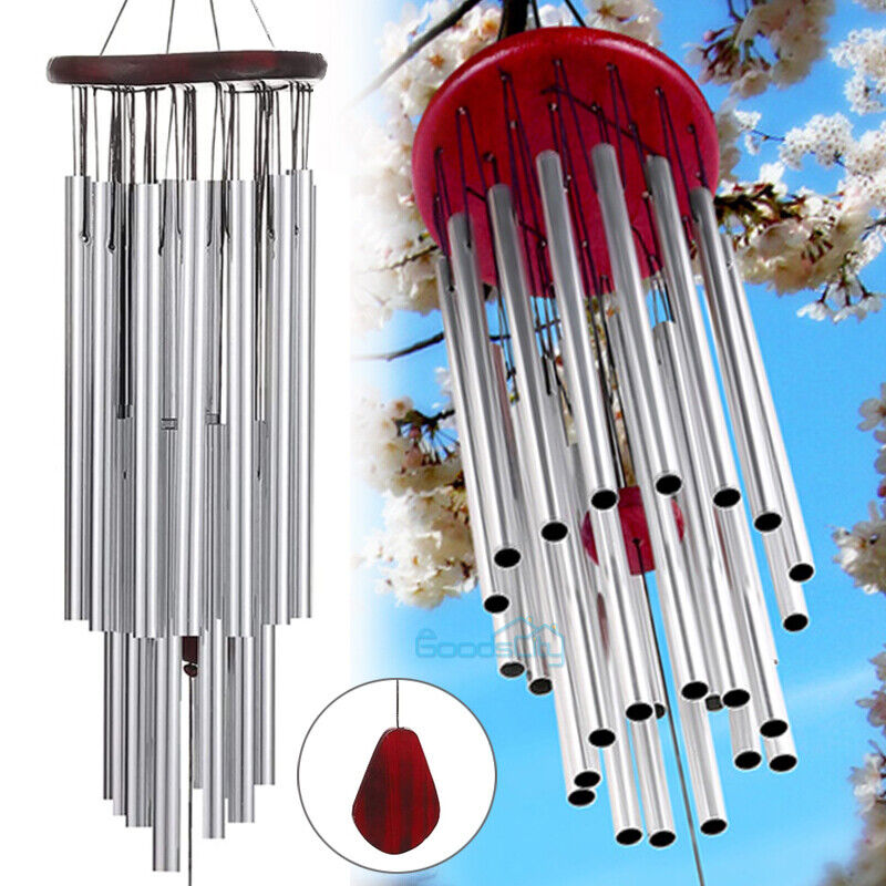 ny 35in Wind Chimes Udendørs Stor Deep Tone Windchime Justerbar Tunet Have Decor