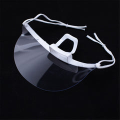 new Clear Face Shield 10PCS Adjustable Anti-Fog Anti-Splash PVC Protective Visor koeek - KOEEK