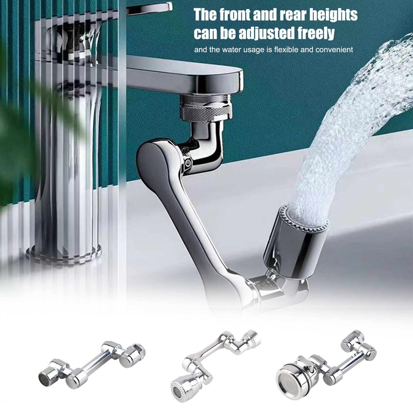 new 1080° Rotating Faucet Universal Kitchen Aerator Swivel Faucet Splash Filter koeek - KOEEK