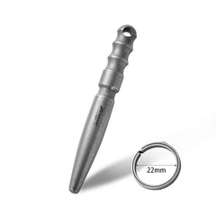 EDC Titanium Alloy Keychain Pen Ballpoint Pen Outdoor Camping Signature Gel Pen 07FC0E-D4 - KOEEK