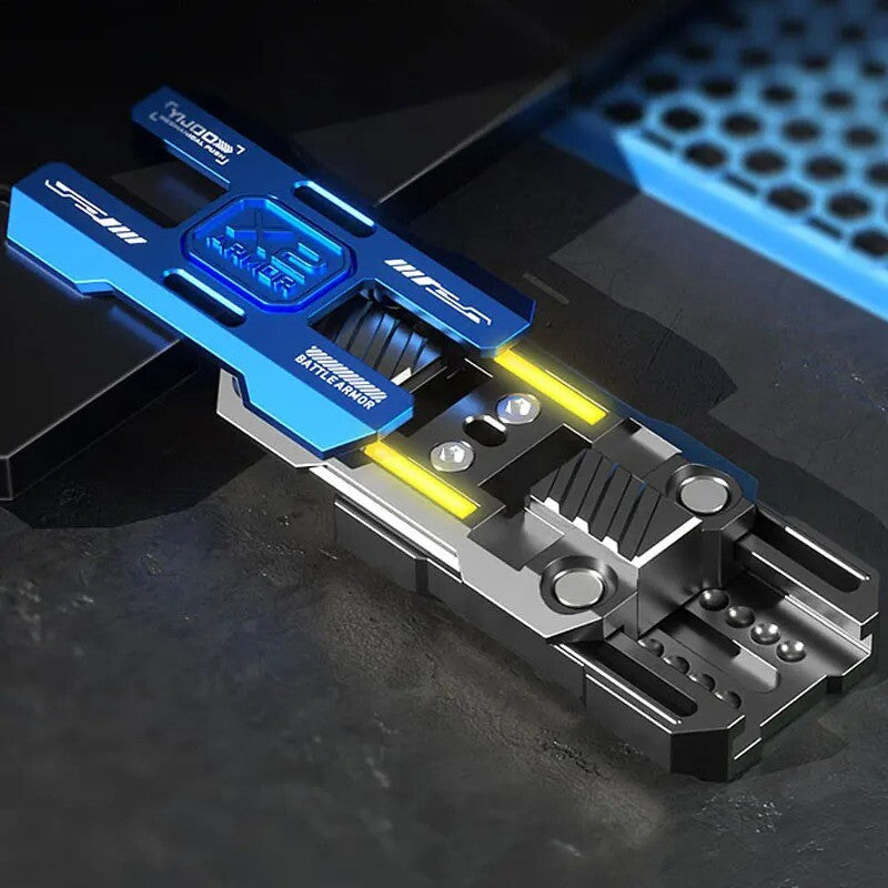 EDC Cyber Mecha Mechanical Structure Haptic Slider Fidget Toys Adult ADHD Tool 07FC0E-D4 - KOEEK