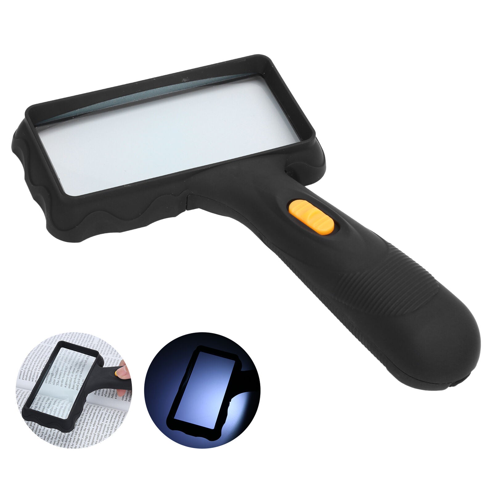 new Magnifying Glass With Light 7X Desktop Handheld Large Magnifying Glass USB koeek - KOEEK