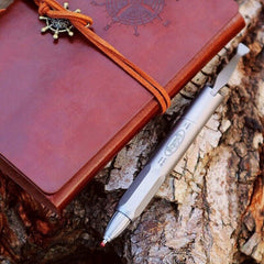 Titanium Alloy Pocket Siphon Pen Ball Pen Business Signature Gel Pen EDC Tools 07FC0E-D4 - KOEEK