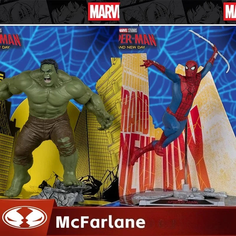 McFarlane Marvel Spider-Man   Day Spider-Man & Hulk 1/10 Statues Presale 07FC0E-D4 - KOEEK