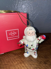 Lenox 2016 Santa's Christmas Lights  Christmas Tree Ornament LENOX - KOEEK